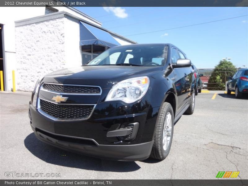 Black / Jet Black 2012 Chevrolet Equinox LS