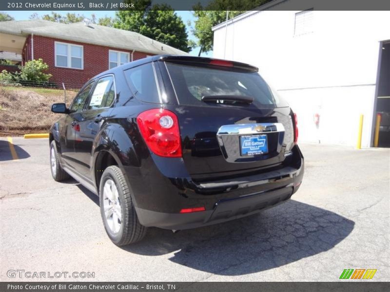 Black / Jet Black 2012 Chevrolet Equinox LS