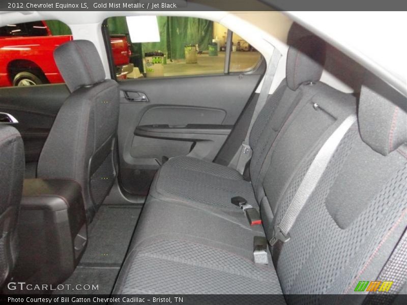 Gold Mist Metallic / Jet Black 2012 Chevrolet Equinox LS