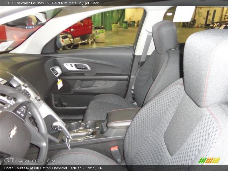 Gold Mist Metallic / Jet Black 2012 Chevrolet Equinox LS