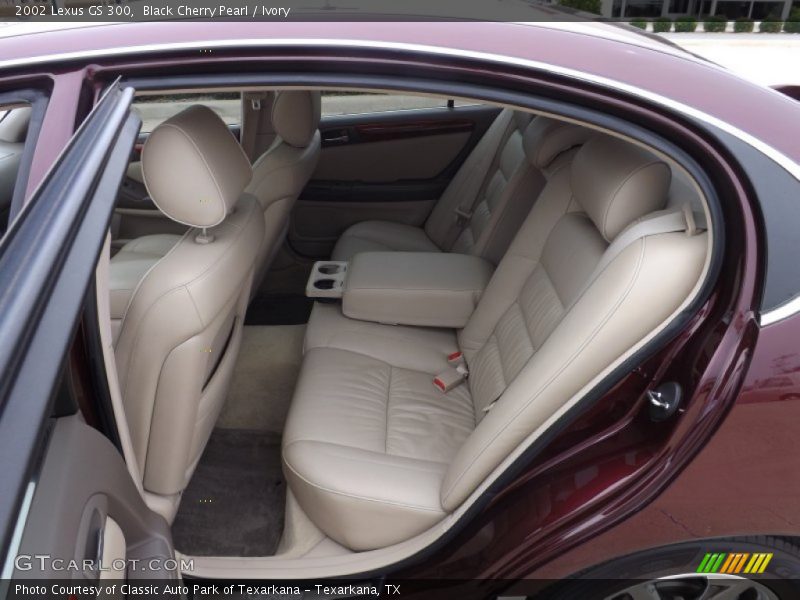 Black Cherry Pearl / Ivory 2002 Lexus GS 300