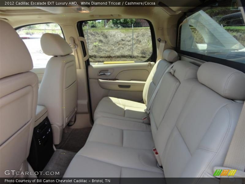 White Diamond Tricoat / Cashmere/Cocoa 2012 Cadillac Escalade EXT Luxury AWD