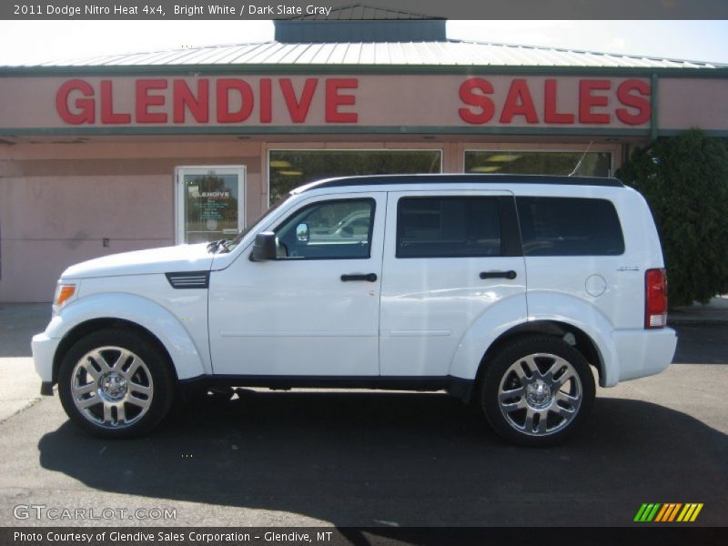 Bright White / Dark Slate Gray 2011 Dodge Nitro Heat 4x4