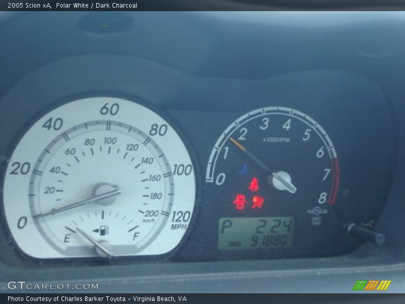 Polar White / Dark Charcoal 2005 Scion xA