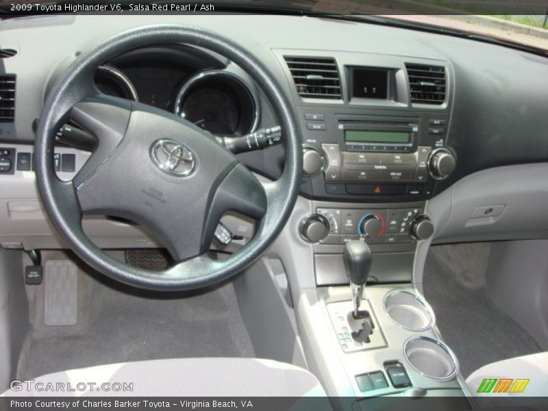 Salsa Red Pearl / Ash 2009 Toyota Highlander V6
