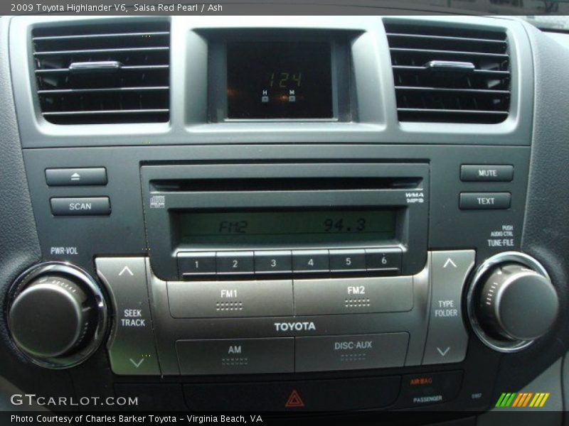 Salsa Red Pearl / Ash 2009 Toyota Highlander V6
