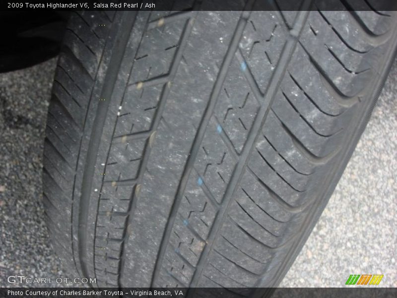 Salsa Red Pearl / Ash 2009 Toyota Highlander V6