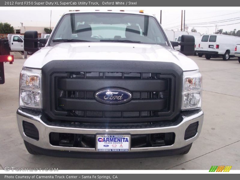 Oxford White / Steel 2012 Ford F350 Super Duty XL SuperCab Utility Truck