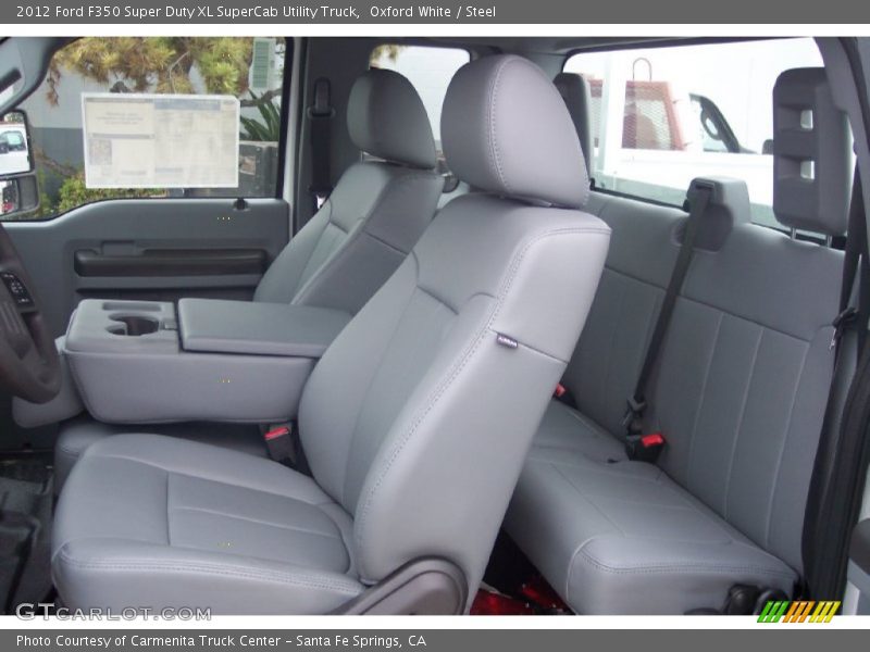 Oxford White / Steel 2012 Ford F350 Super Duty XL SuperCab Utility Truck