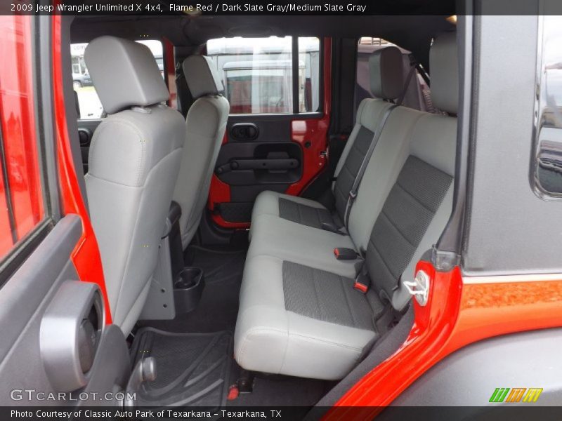 Flame Red / Dark Slate Gray/Medium Slate Gray 2009 Jeep Wrangler Unlimited X 4x4