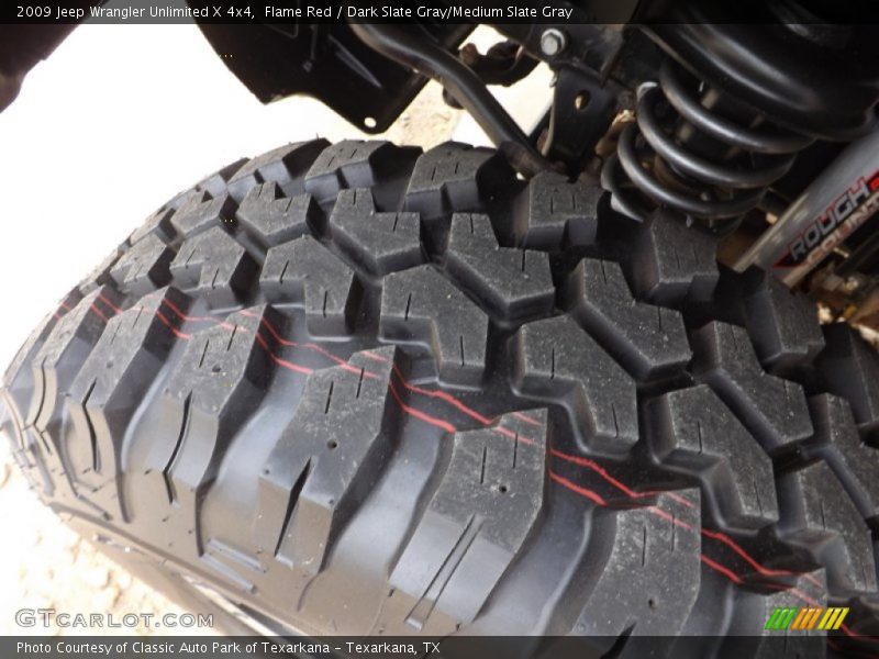 Flame Red / Dark Slate Gray/Medium Slate Gray 2009 Jeep Wrangler Unlimited X 4x4