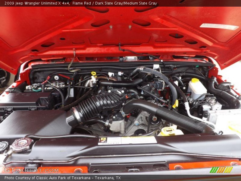 Flame Red / Dark Slate Gray/Medium Slate Gray 2009 Jeep Wrangler Unlimited X 4x4
