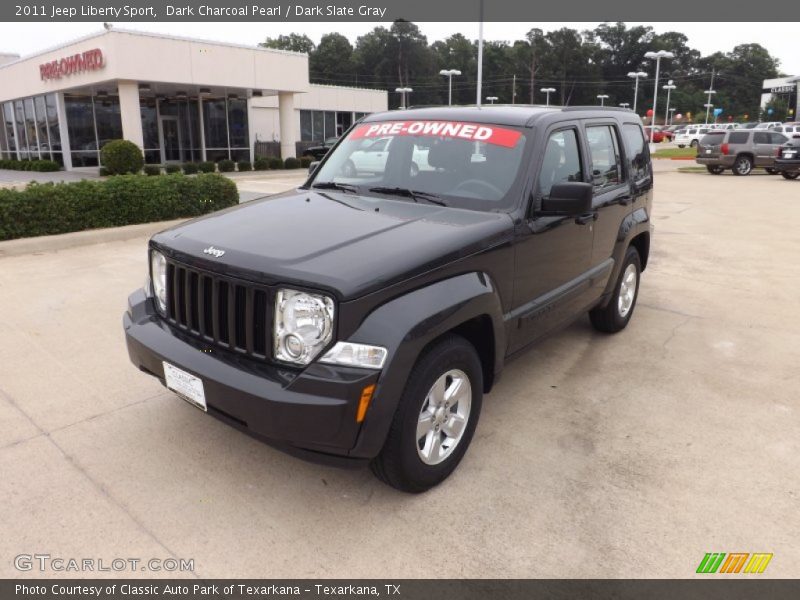Dark Charcoal Pearl / Dark Slate Gray 2011 Jeep Liberty Sport