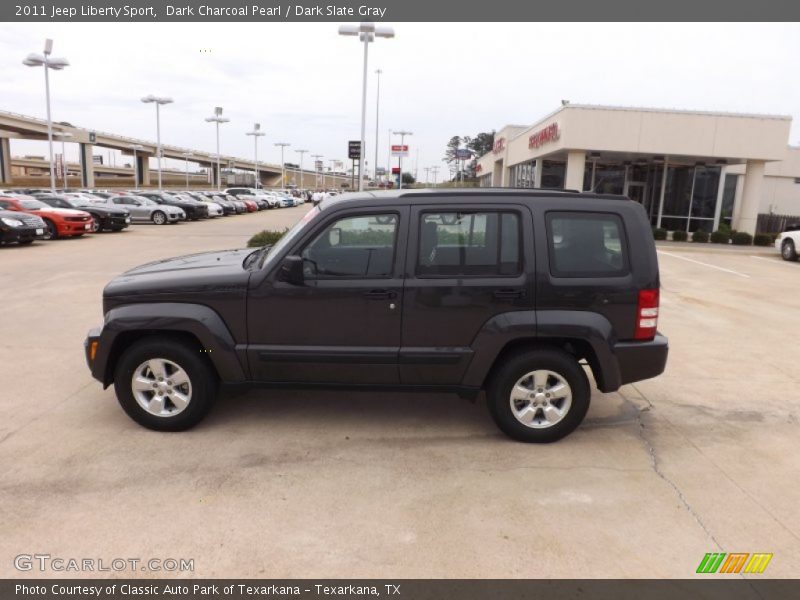 Dark Charcoal Pearl / Dark Slate Gray 2011 Jeep Liberty Sport