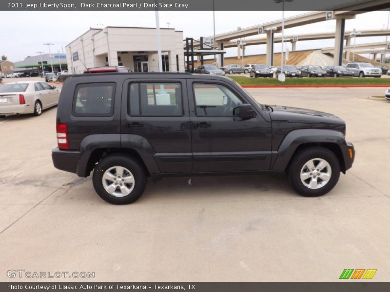 Dark Charcoal Pearl / Dark Slate Gray 2011 Jeep Liberty Sport