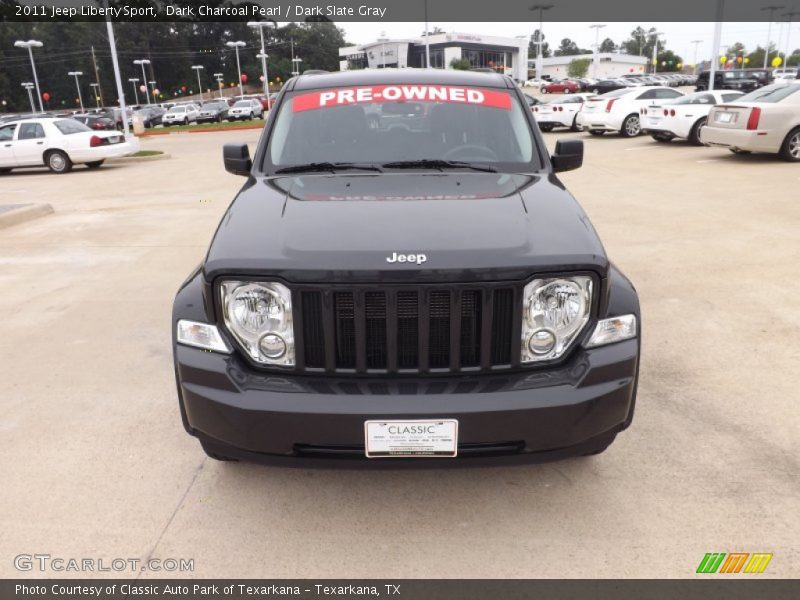 Dark Charcoal Pearl / Dark Slate Gray 2011 Jeep Liberty Sport