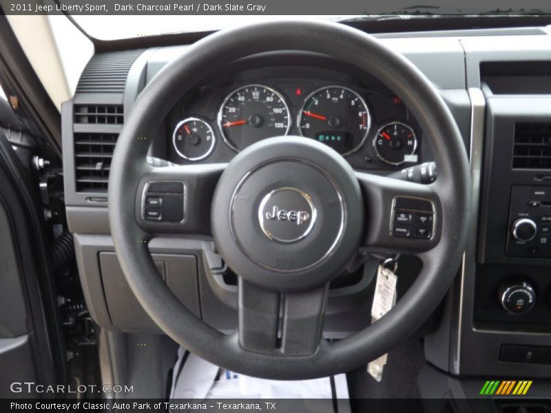 Dark Charcoal Pearl / Dark Slate Gray 2011 Jeep Liberty Sport