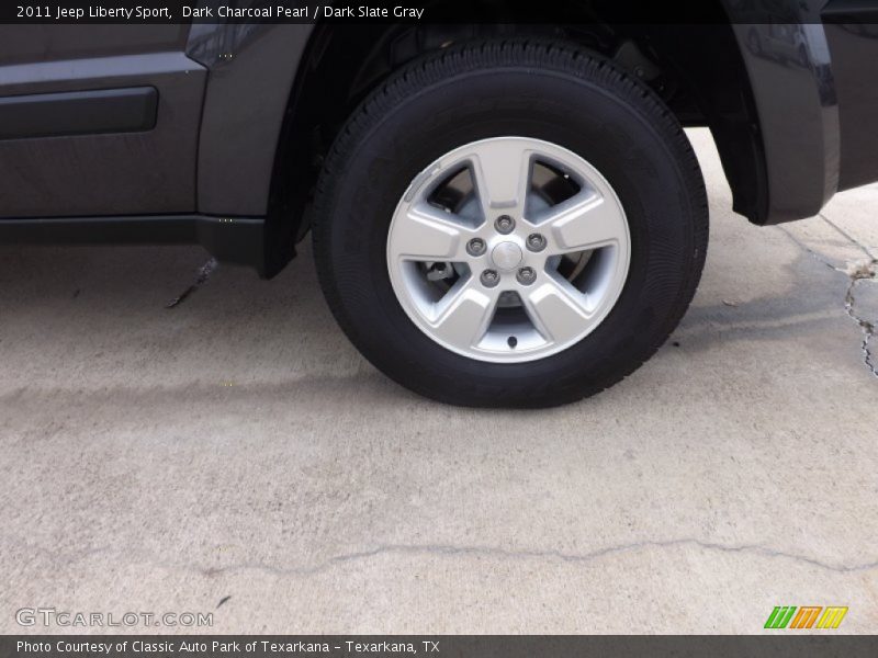 Dark Charcoal Pearl / Dark Slate Gray 2011 Jeep Liberty Sport
