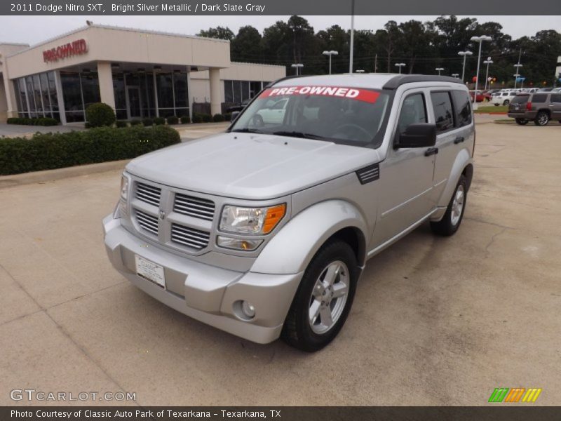 Bright Silver Metallic / Dark Slate Gray 2011 Dodge Nitro SXT