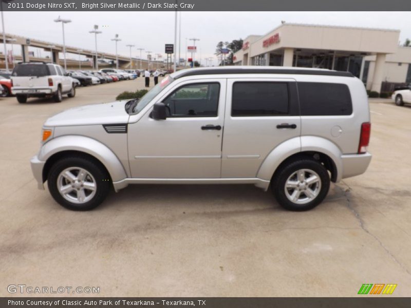 Bright Silver Metallic / Dark Slate Gray 2011 Dodge Nitro SXT