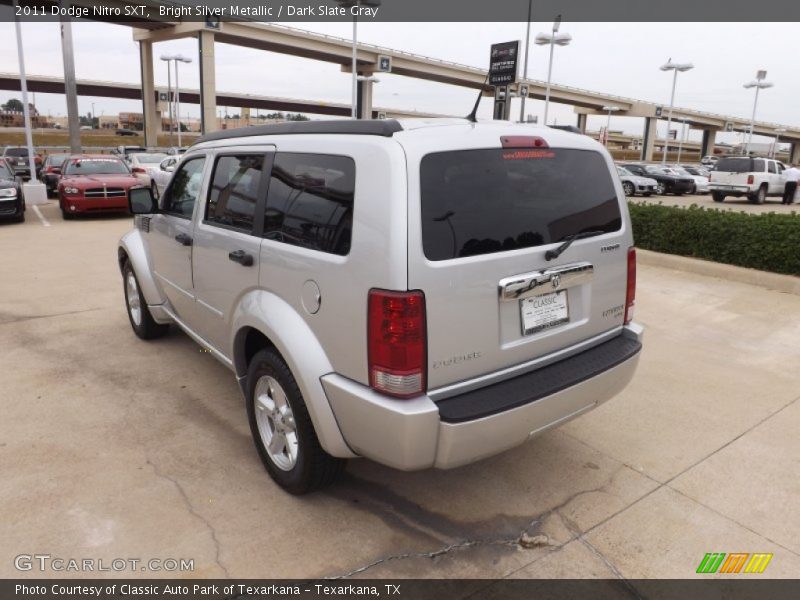 Bright Silver Metallic / Dark Slate Gray 2011 Dodge Nitro SXT