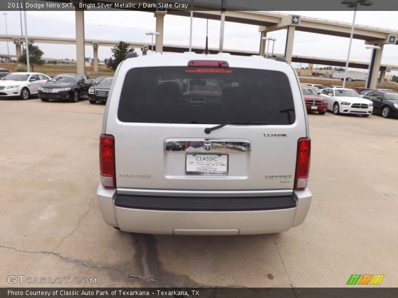 Bright Silver Metallic / Dark Slate Gray 2011 Dodge Nitro SXT