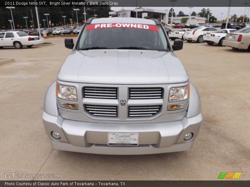 Bright Silver Metallic / Dark Slate Gray 2011 Dodge Nitro SXT