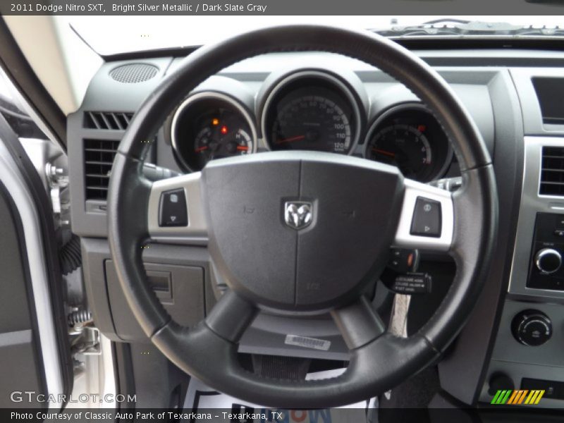 Bright Silver Metallic / Dark Slate Gray 2011 Dodge Nitro SXT