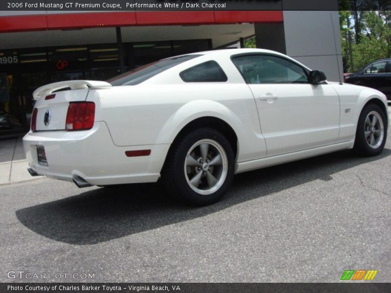 Performance White / Dark Charcoal 2006 Ford Mustang GT Premium Coupe