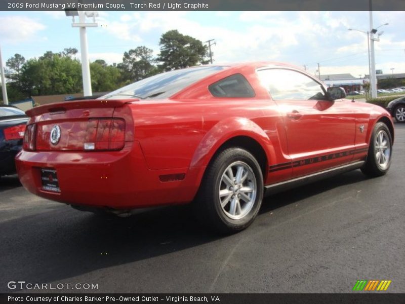 Torch Red / Light Graphite 2009 Ford Mustang V6 Premium Coupe