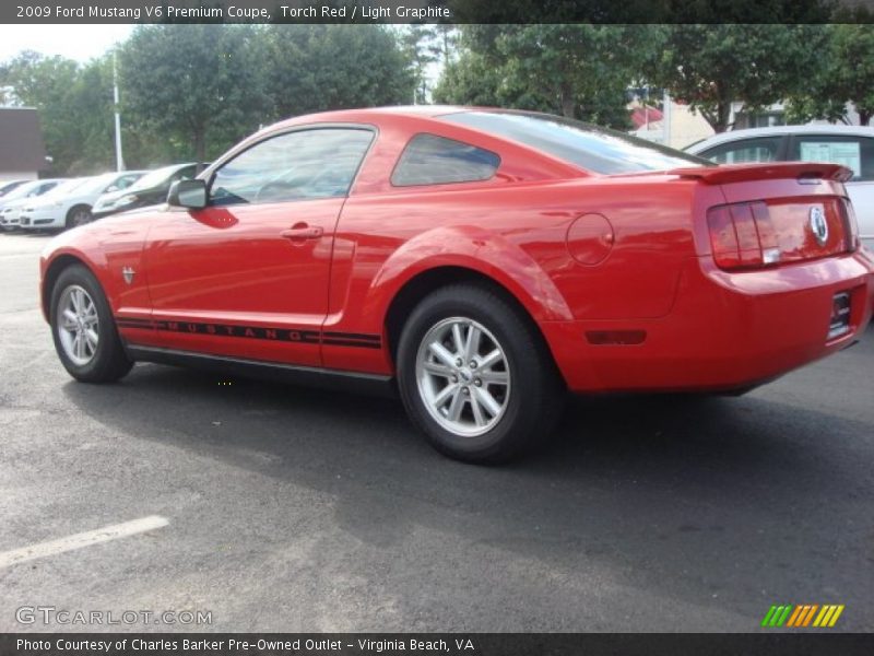 Torch Red / Light Graphite 2009 Ford Mustang V6 Premium Coupe