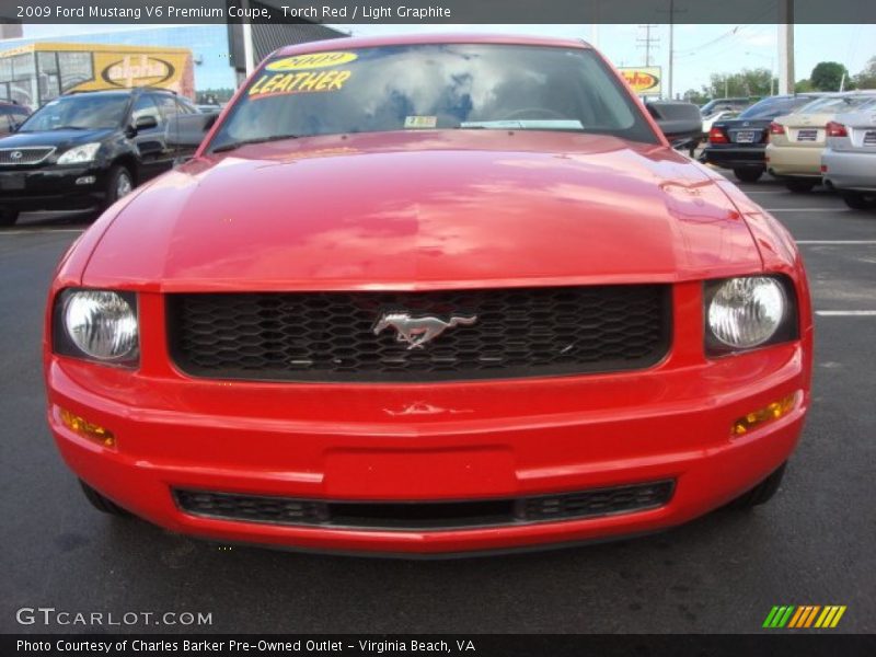 Torch Red / Light Graphite 2009 Ford Mustang V6 Premium Coupe