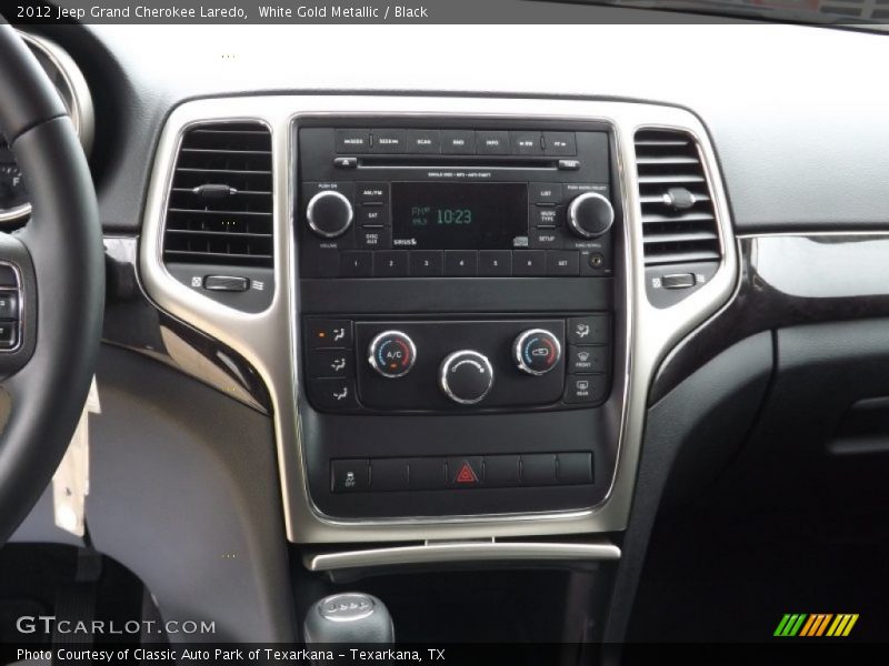 White Gold Metallic / Black 2012 Jeep Grand Cherokee Laredo