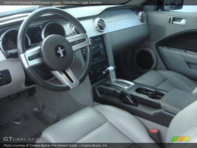 Torch Red / Light Graphite 2009 Ford Mustang V6 Premium Coupe