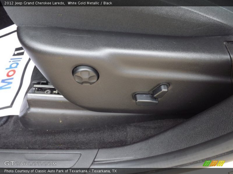 White Gold Metallic / Black 2012 Jeep Grand Cherokee Laredo