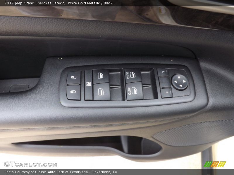 White Gold Metallic / Black 2012 Jeep Grand Cherokee Laredo