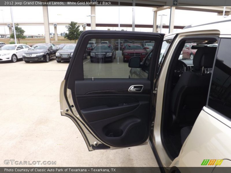 White Gold Metallic / Black 2012 Jeep Grand Cherokee Laredo