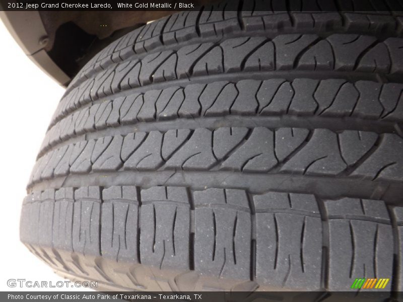 White Gold Metallic / Black 2012 Jeep Grand Cherokee Laredo