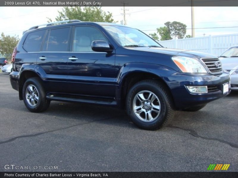 Nautical Blue Metallic / Dark Gray 2009 Lexus GX 470