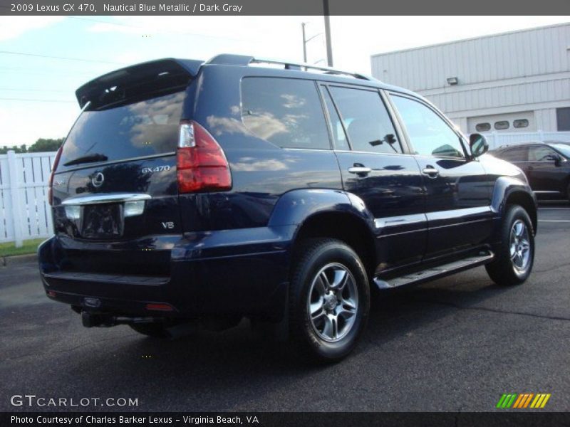 Nautical Blue Metallic / Dark Gray 2009 Lexus GX 470
