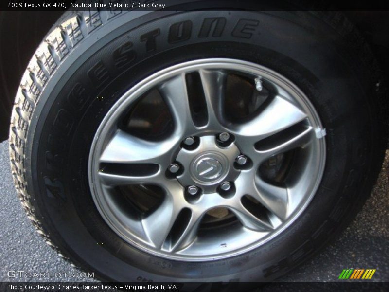 Nautical Blue Metallic / Dark Gray 2009 Lexus GX 470