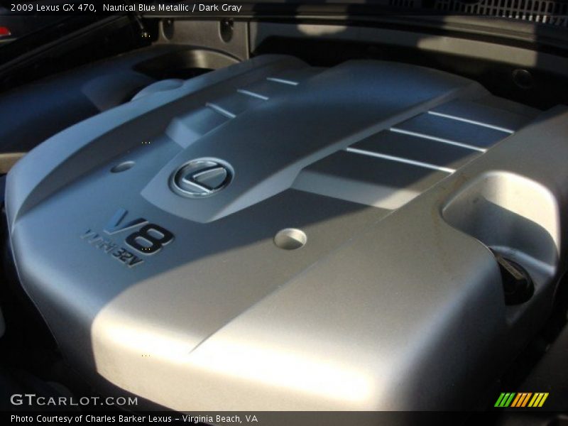 Nautical Blue Metallic / Dark Gray 2009 Lexus GX 470