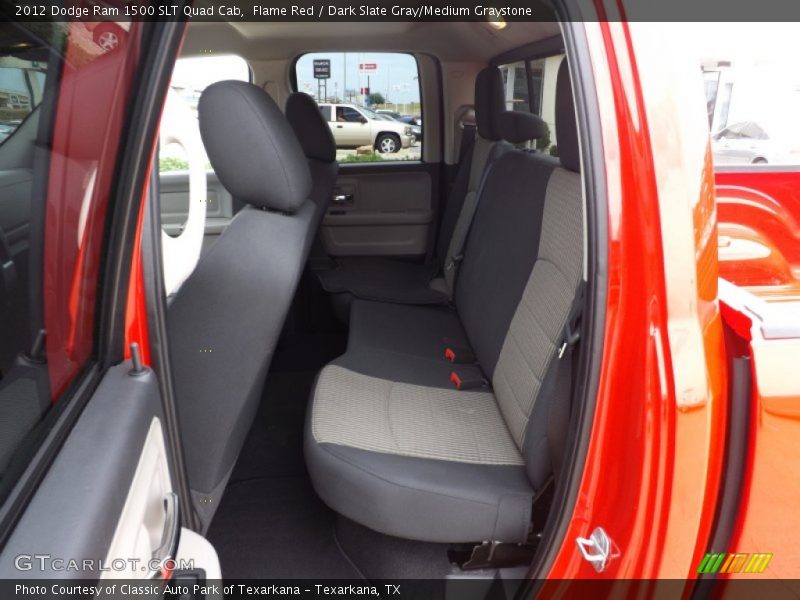 Flame Red / Dark Slate Gray/Medium Graystone 2012 Dodge Ram 1500 SLT Quad Cab