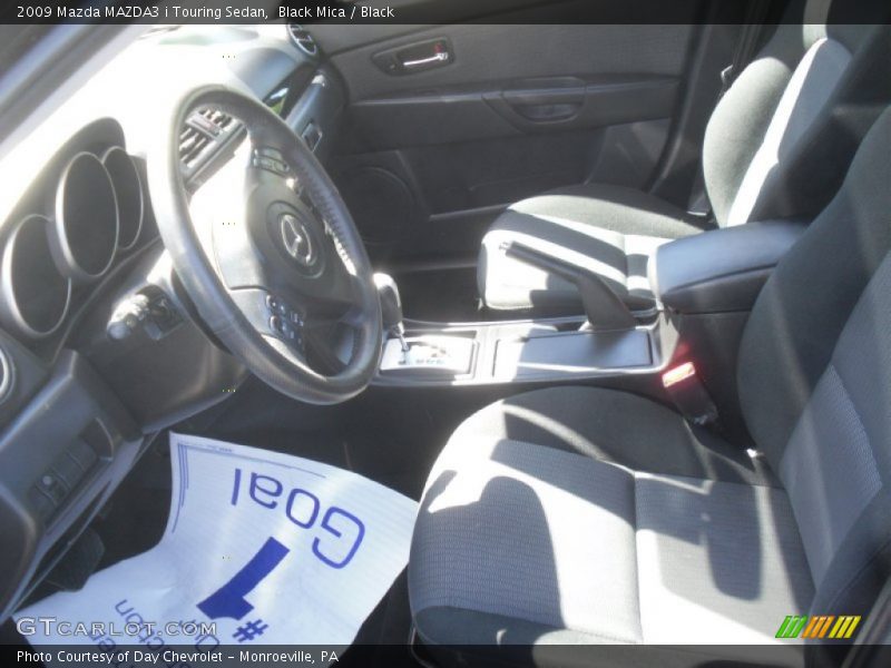 Black Mica / Black 2009 Mazda MAZDA3 i Touring Sedan