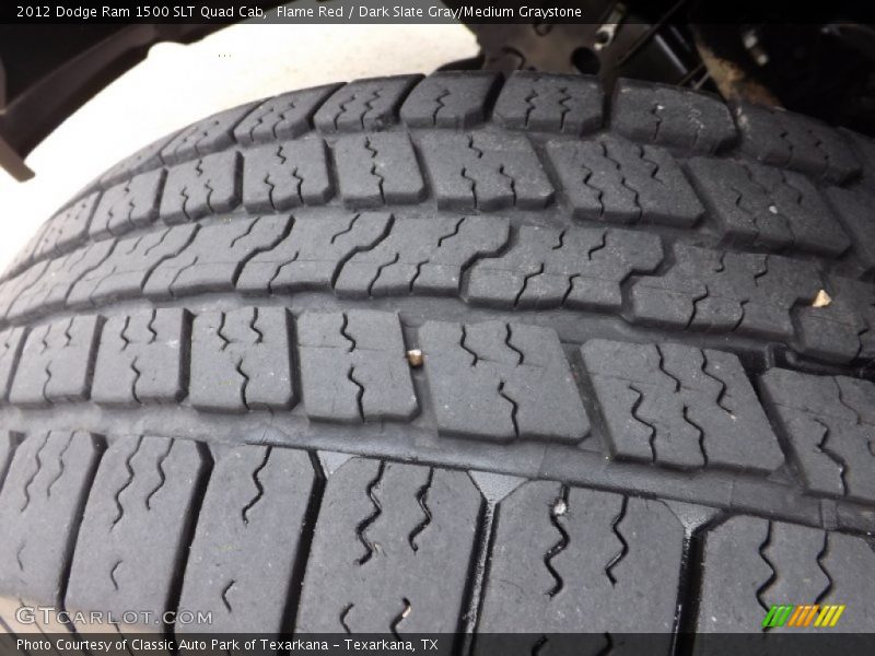 Flame Red / Dark Slate Gray/Medium Graystone 2012 Dodge Ram 1500 SLT Quad Cab