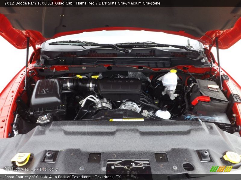 Flame Red / Dark Slate Gray/Medium Graystone 2012 Dodge Ram 1500 SLT Quad Cab