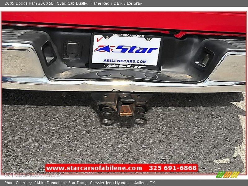 Flame Red / Dark Slate Gray 2005 Dodge Ram 3500 SLT Quad Cab Dually