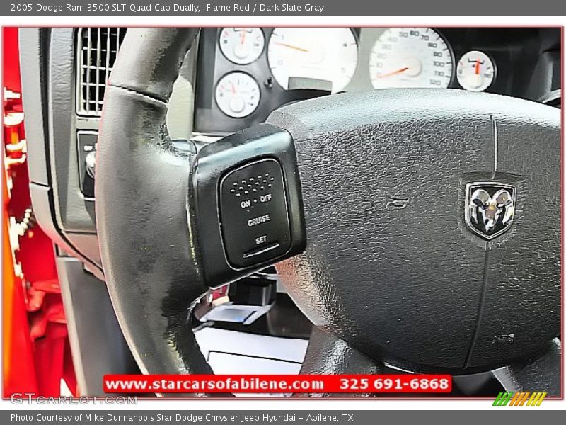 Flame Red / Dark Slate Gray 2005 Dodge Ram 3500 SLT Quad Cab Dually