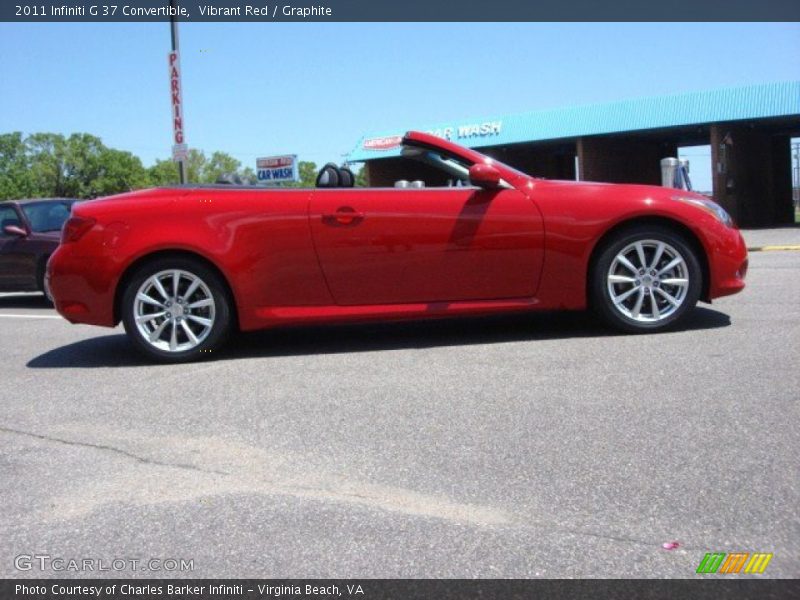 Vibrant Red / Graphite 2011 Infiniti G 37 Convertible