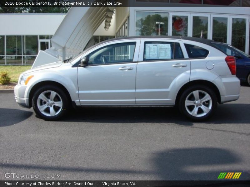 Bright Silver Metallic / Dark Slate Gray 2010 Dodge Caliber SXT